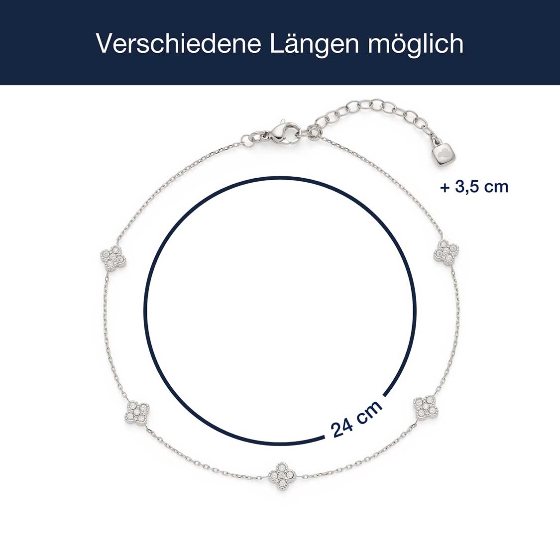 Massangaben zu Fußkette LISETTE CIAO