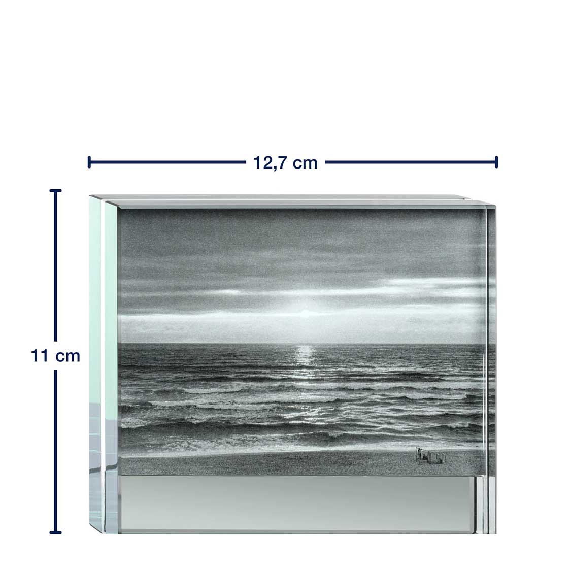 Massangaben zu Bilderrahmen LINEA, Meereslandschaft mit Wellen und Horizont