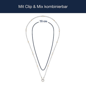 Massangaben zu Halskette NOURA 70 cm Clip & Mix