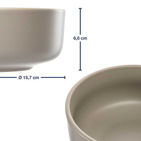 Massangaben zu Geschirrset ROMA beige 6-teilig