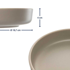 Massangaben zu Geschirrset ROMA beige 12-teilig