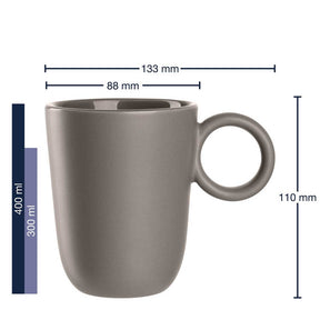 Massangaben zu Kaffeebecher ROMA taupe