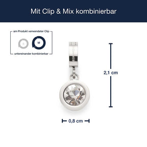 Massangaben zu Anhänger LACY Clip & Mix mit Clip-Varianten