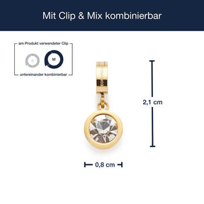 Massangaben zu Anhänger LACY gold Clip & Mix
