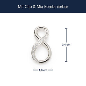 Massangaben zu Edelstahlring SENTA Clip & Mix