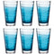 Trinkglas VARIO STRUTTURA 280 ml blau 6er-Set