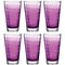 Trinkglas VARIO STRUTTURA 280 ml violett 6er-Set