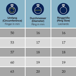 Massangaben zu Ring VIRGINIA 21 gold