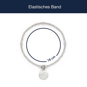 Massangaben zu Armband DEBBY mit persönlicher Gravur