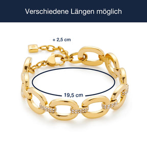 Massangaben zum Armband BELLE gold