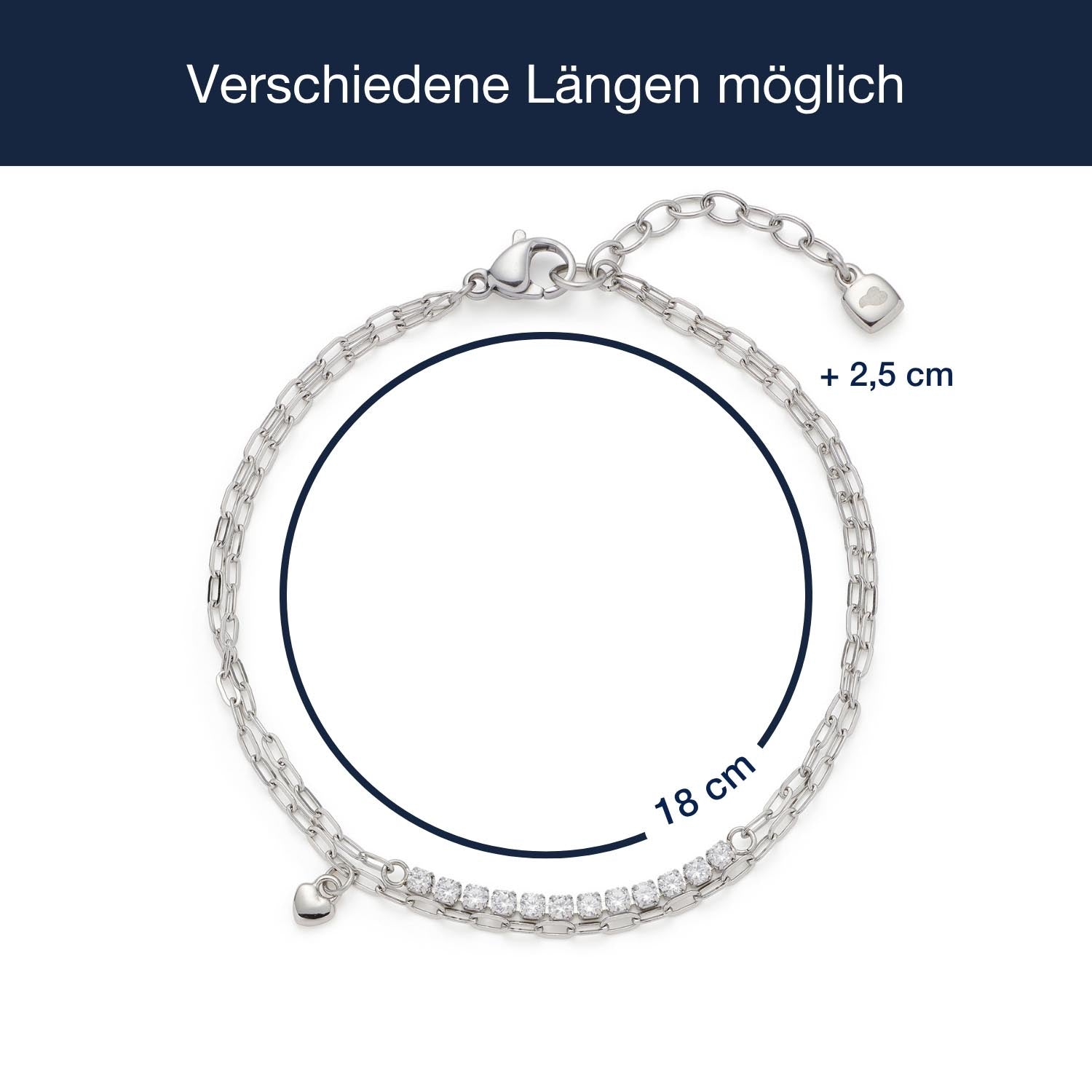 Massangaben zum Armband TINI CIAO