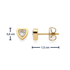 Massangaben zu Ohrstecker CHRISTIE gold CIAO
