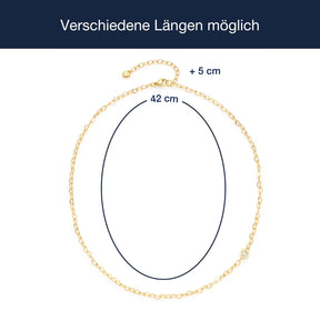 Massangaben zu Halskette JULY 42 cm CIAO