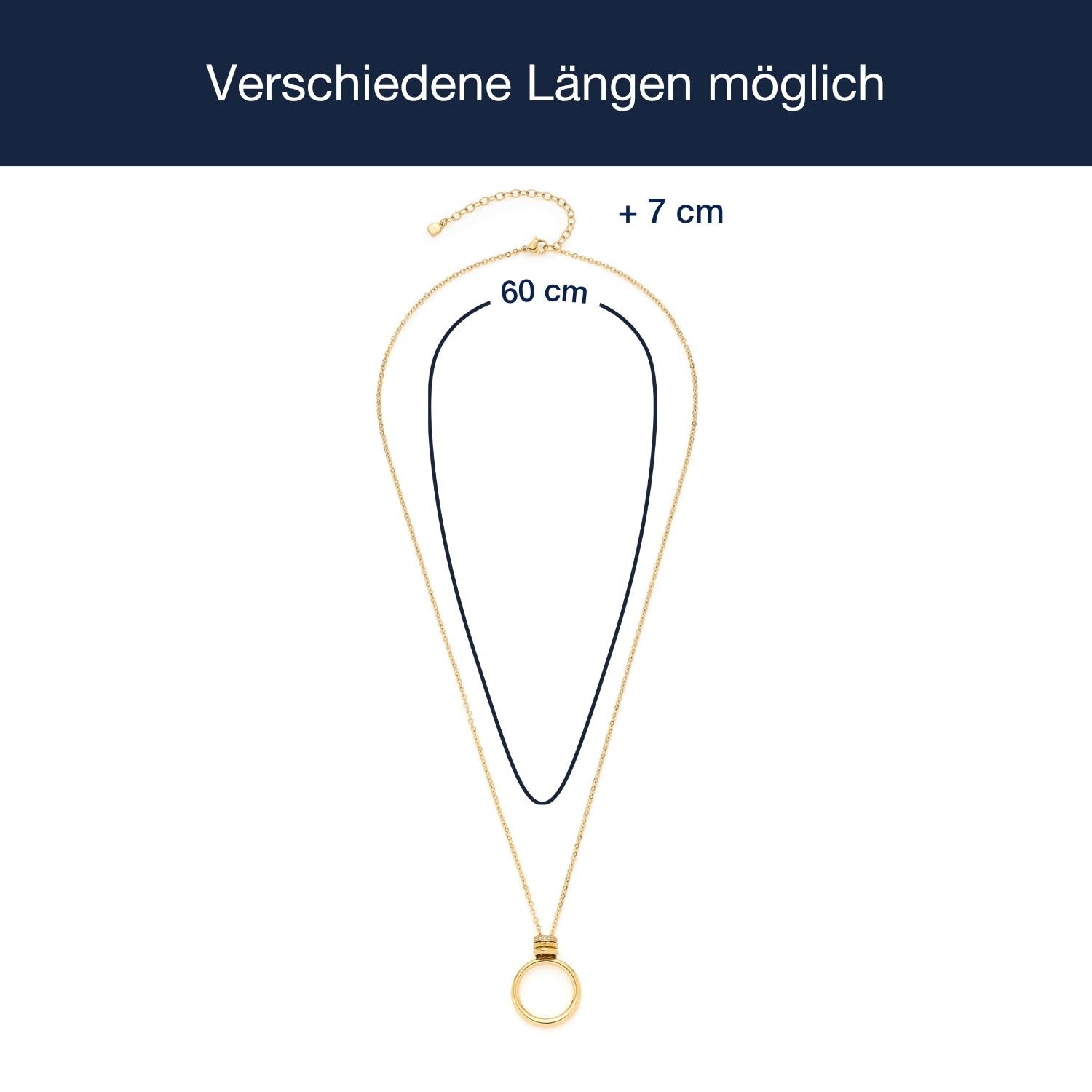 Massangaben zu Halskette VERA gold Clip & Mix