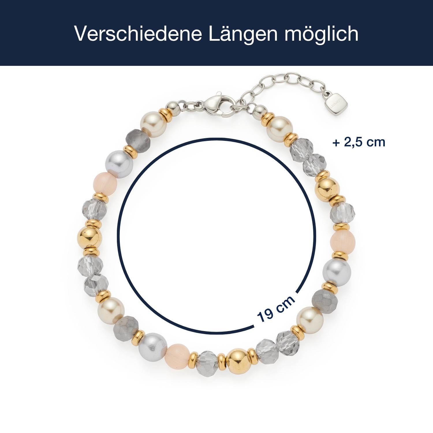 Massangaben zu Armband HILDE Clip & Mix