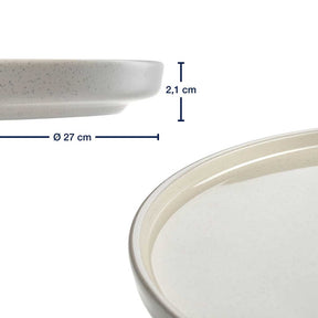 Massangaben zu Keramikteller ROMA 27 cm creme