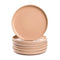 Keramikteller ROMA 22 cm apricot 6er-Set