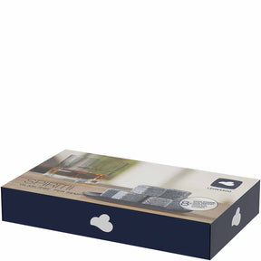 Kühlsteine SPIRITII 8er-Set grau in Verpackung mit Produktinformationen