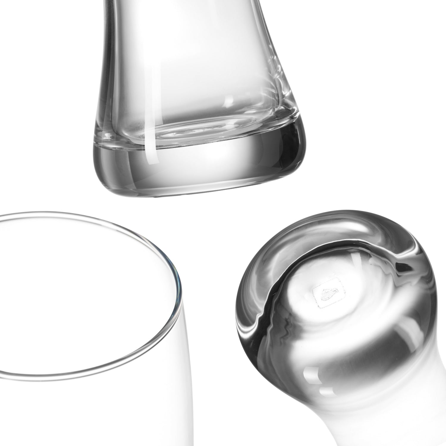 Weizenbierglas TAVERNA 500 ml aus Glas, drei verschiedene Ansichten