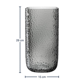 Massangaben zu Vase MARTELLO 29 cm grau