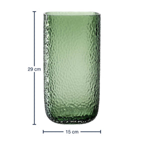 Massangaben zu Vase MARTELLO 29 cm grün