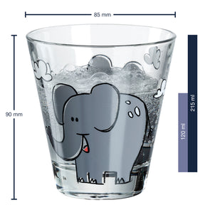 Massangaben zu Kindertrinkset BAMBINI 3-teilig Elefant