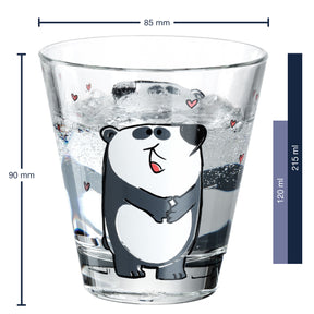 Massangaben zum Kindertrinkset BAMBINI 3-teilig Panda