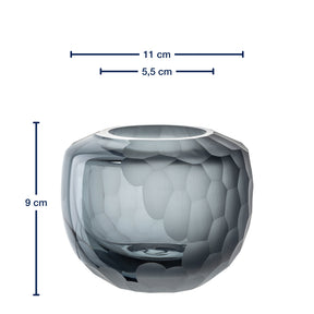 Massangaben zur Vase BELLAGIO 9 cm anthrazit