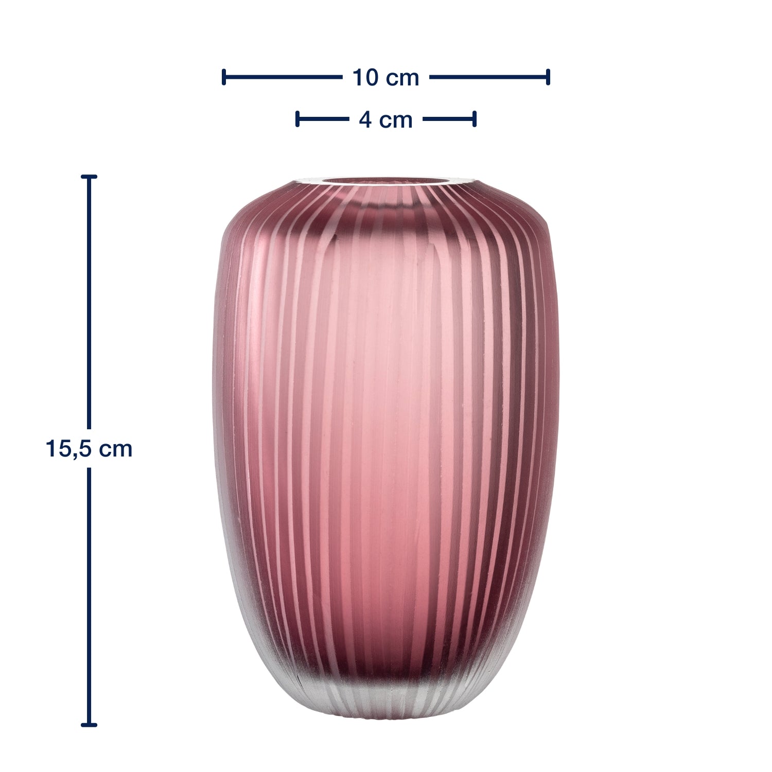 Massangaben zu Vase BELLAGIO 16 cm beere