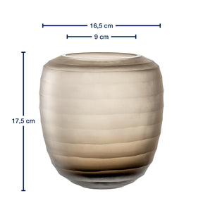 Massangaben zu Vase BELLAGIO 18 cm beige