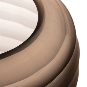 Vase BELLAGIO beige, geschwungene Form, Detailaufnahme der Oberfläche