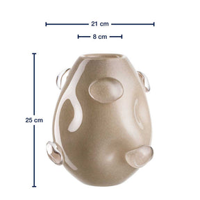 Massangaben zu Vase HAZEL 25 cm beige