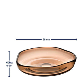 Massangaben zu Schale HAZEL 26 cm braun