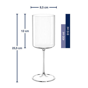 Massangaben zu Kelchglas BASSO 510 ml 2er-Set