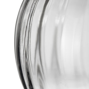 Kugelvase POESIA, klares Glas, Detailaufnahme der gewölbten Oberfläche