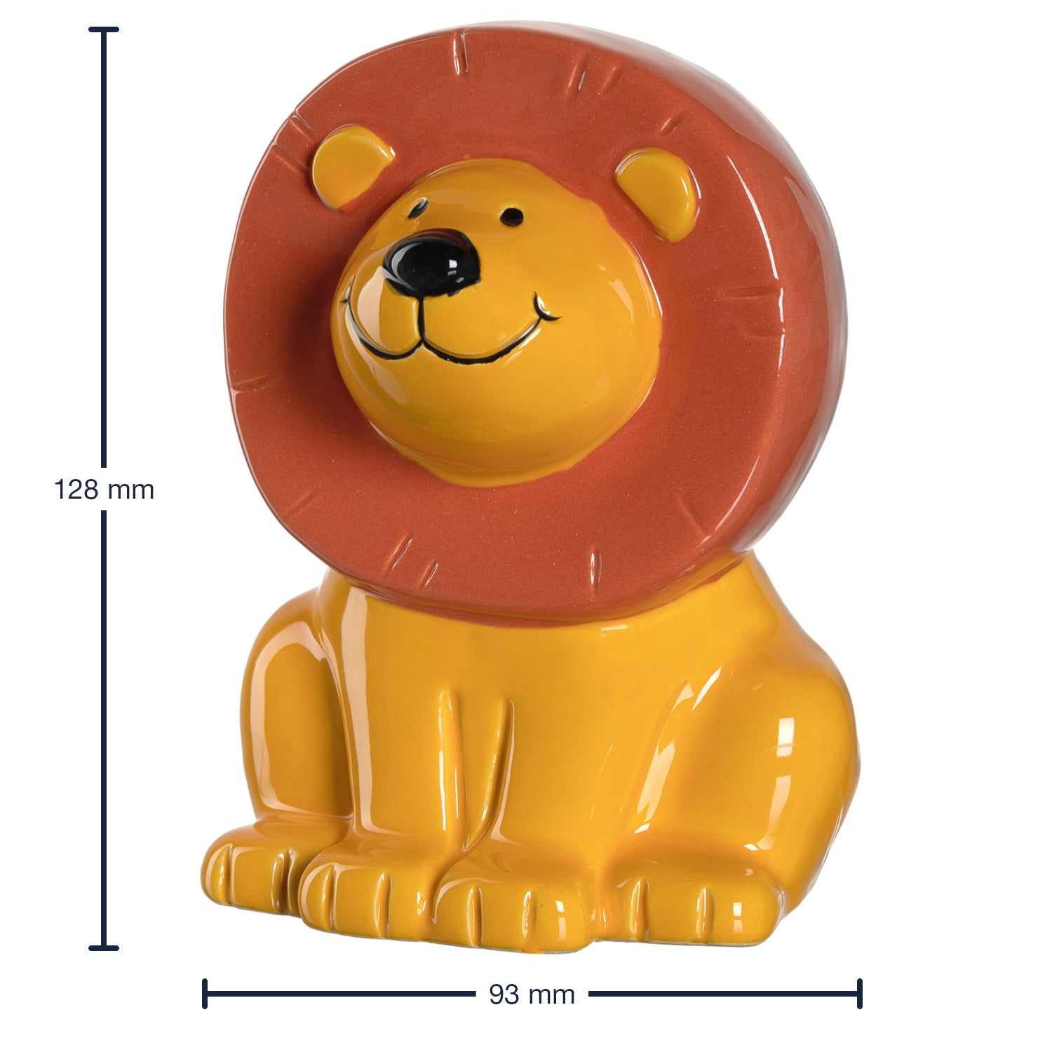 Massangaben zu Spardose BAMBINI 13 cm Löwe