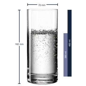 Massangaben zum Trinkglas EASY+ 460 ml