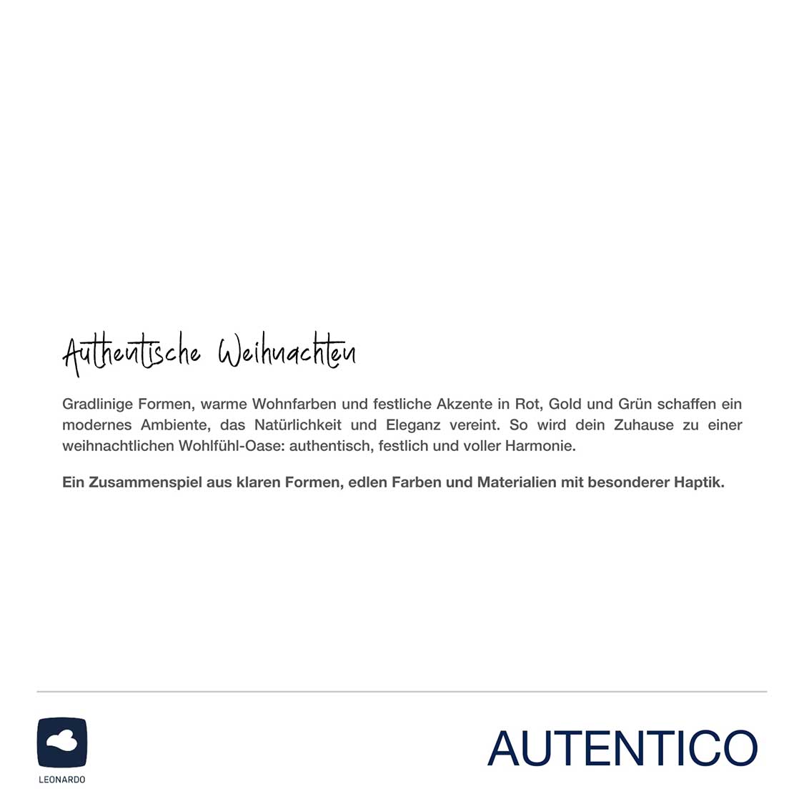 Pinienzweig 56cm AUTENTICO, grüne Kunststoffpflanze mit Markenlogo