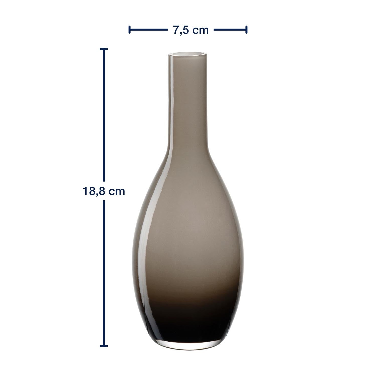 Massangaben zu Vase BEAUTY 18 cm braun