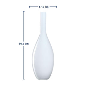 Massangaben zu Vase BEAUTY 50 cm weiß