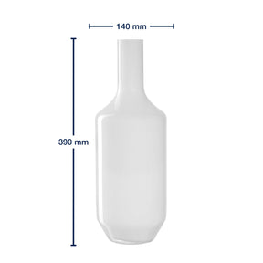 Massangaben zu Vase MILANO 39 cm weiß