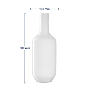 Massangaben zu Vase MILANO 50 cm weiß