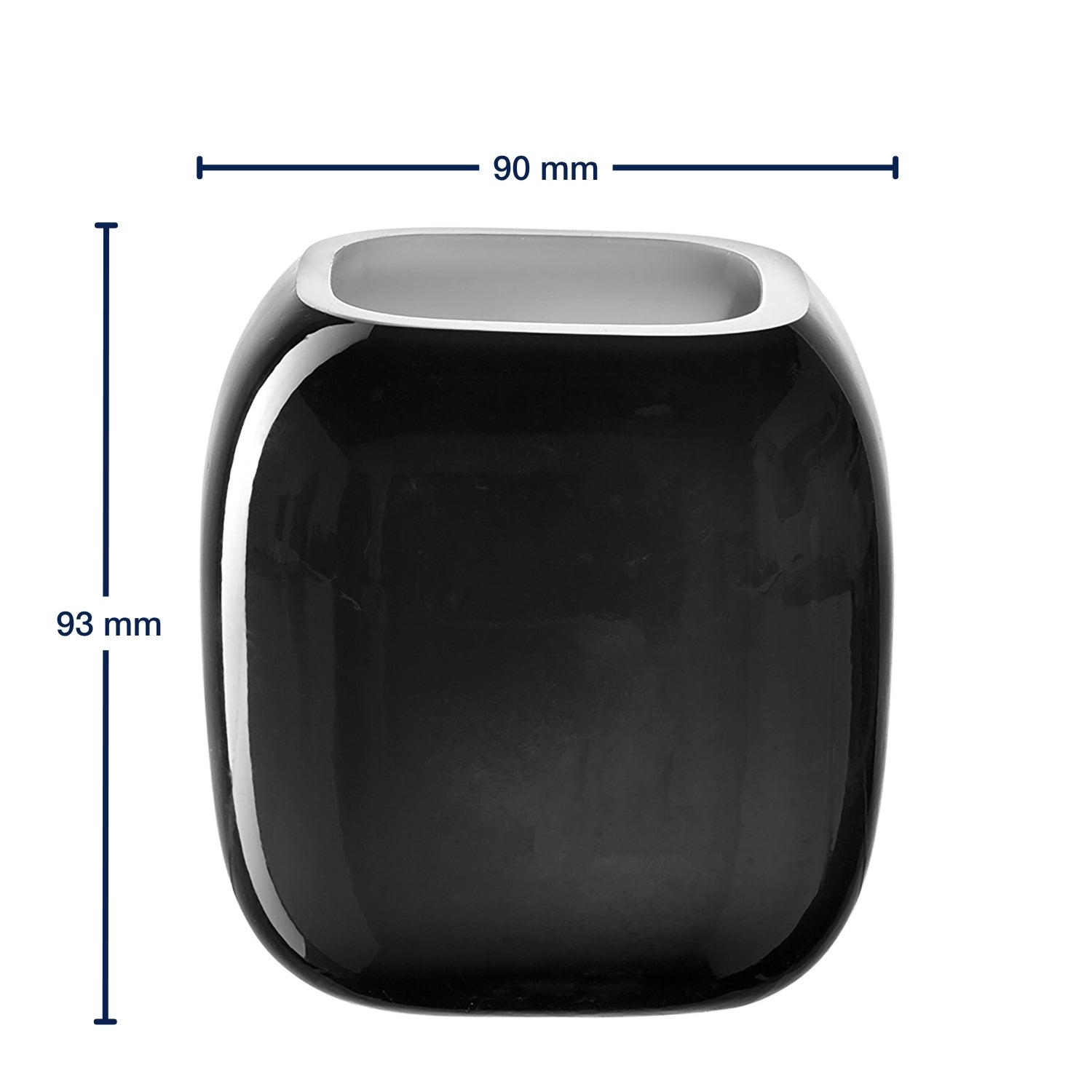 Massangaben zu Vase MILANO 9 cm grau