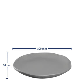 Massangaben zu Schale CASOLARE 30 cm grau Aluminium
