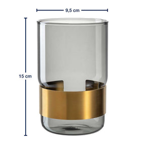 Massangaben zu Vase SILENZIO 15 cm grau