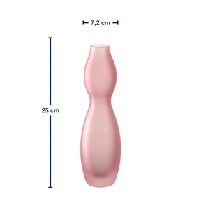 Massangaben zu Vase VIVACE 25 cm satiniert rosé