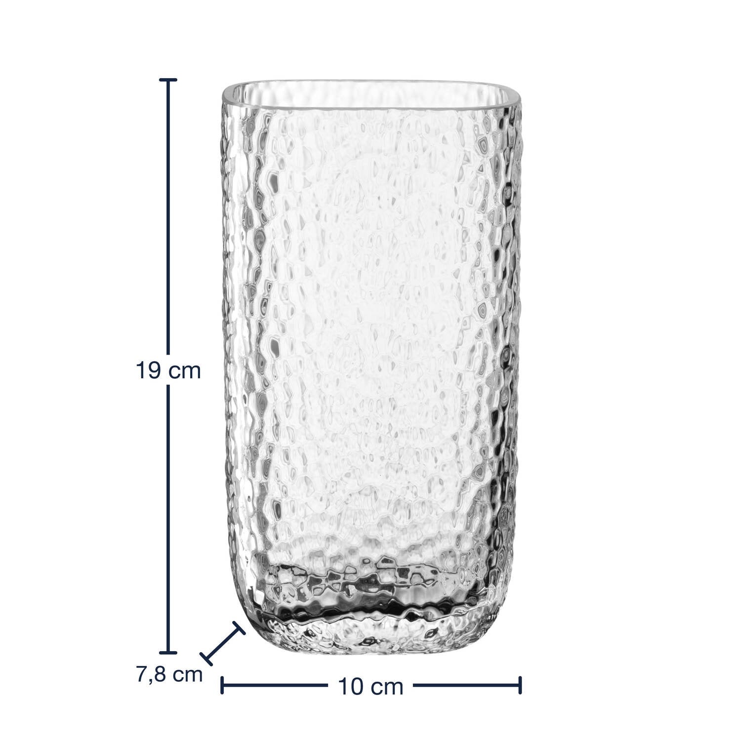 Massangaben zu Vase 19 cm MARTELLO