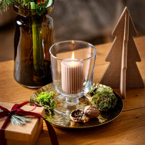 Windlicht CAPANNA auf Dekotablett in weihnachtlicher Tischdeko-Szene