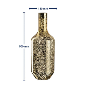Massangaben zu Vase 50 cm gold gesprenkelt MILANO