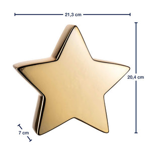 Massangaben zu Keramikstern 20 cm gold MAGICO